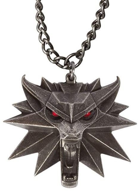 Медальон 3D Ведьмак Witcher Wild Hunt LED Medallion кулон Геральта с подсветкой глаз Медальон 3D Ведьмак Witcher Wild Hunt LED Medallion кулон Геральта с подсветкой глаз