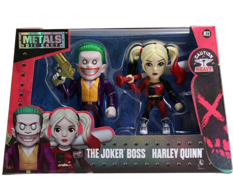 Фигурки Jada Toys Metals Die-Cast: Joker and Harley Quinn Figures Фигурки Jada Toys Metals Die-Cast: Joker and Harley Quinn Figures