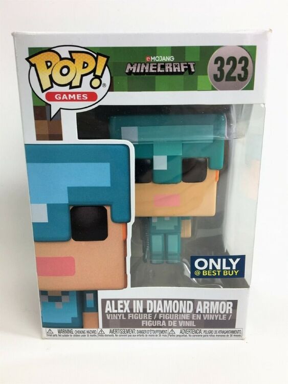 Фігурка Funko POP Games: Minecraft - Alex in Diamond Armor (Exclusive)