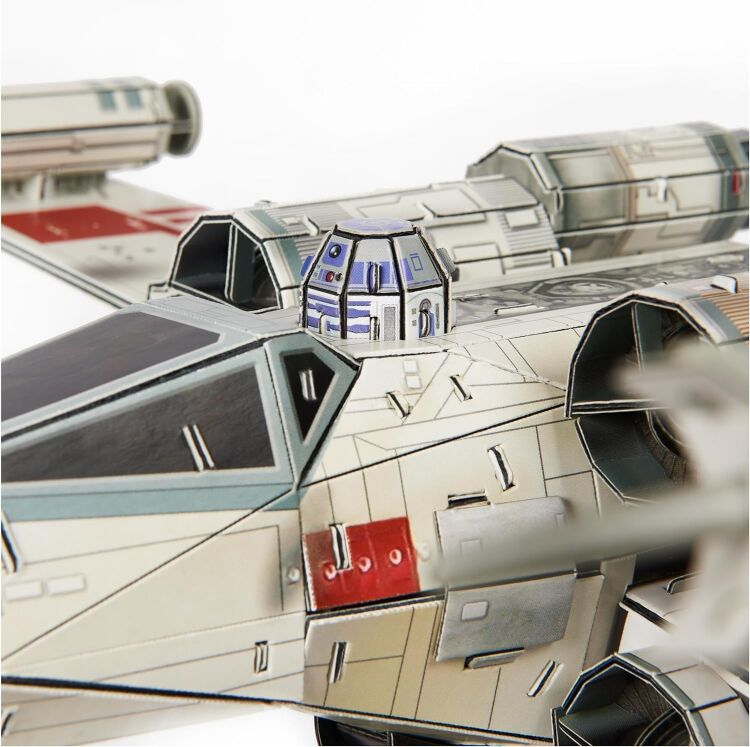 Пазл 4D Build Star Wars T-65 X-Wing Starfighter puzzle 3D картон Звёздный истребитель 160 шт.  Пазл 4D Build Star Wars T-65 X-Wing Starfighter puzzle 3D картон Звёздный истребитель 160 шт.