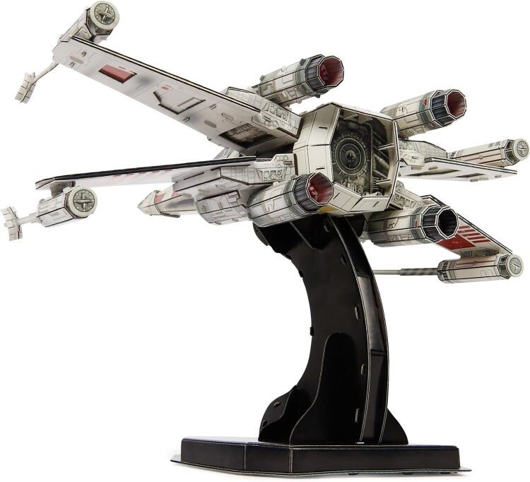 Пазл 4D Build Star Wars T-65 X-Wing Starfighter puzzle 3D картон Звёздный истребитель 160 шт.  Пазл 4D Build Star Wars T-65 X-Wing Starfighter puzzle 3D картон Звёздный истребитель 160 шт.