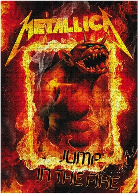 Пазл GBeye Metallica Fire Demon Металіка 1000 шт.