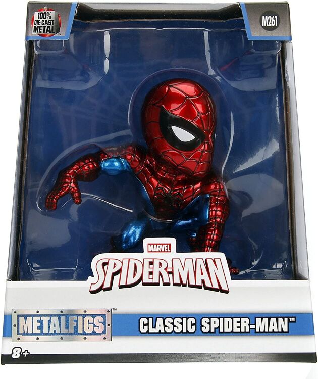 Фігурка Jada Toys Метали Diecast: Marvel Classic Spiderman Figure Людина павук метал Фігурка Jada Toys Метали Diecast: Marvel Classic Spiderman Figure Людина павук метал