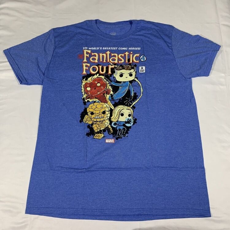Футболка Funko Marvel Fantastic Four Collector Corps T-Shirt фанко Фантастична четвірка (розмір L)