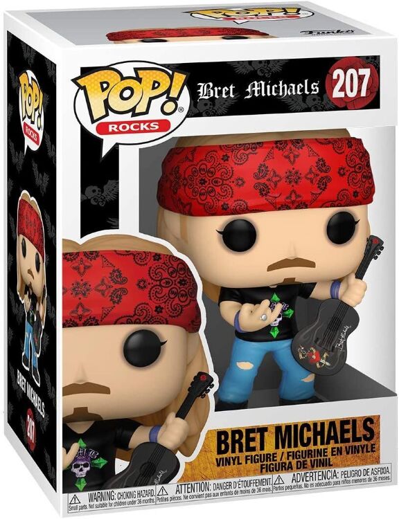 Фігурка Funko Rocks Bret Michaels фанко Брет Майклс 207 Фігурка Funko Rocks Bret Michaels фанко Брет Майклс 207