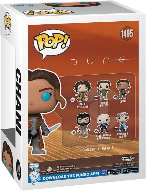 Фігурка Funko Pop Movies: Dune Chani Дюна Чані 1495 Фігурка Funko Pop Movies: Dune Chani Дюна Чані 1495