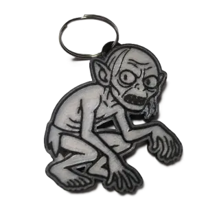 Брелок Lord of the Rings Gollum Keychain Голум ABS пластик 5 см.
