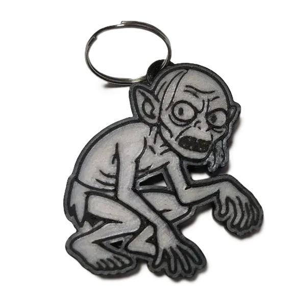 Брелок Lord of the Rings Gollum Keychain Голлум ABS пластик 5 см.