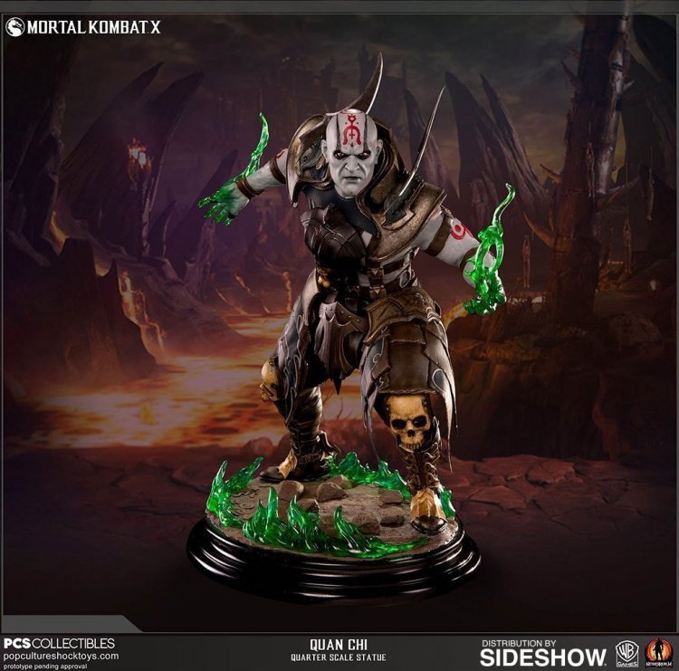 Статуэтка Mortal Kombat Polystone Statue Sideshow Quan Chi 42 см  Статуэтка Mortal Kombat Polystone Statue Sideshow Quan Chi 42 см