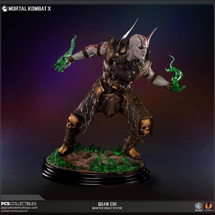 Статуэтка Mortal Kombat Polystone Statue Sideshow Quan Chi 42 см  Статуэтка Mortal Kombat Polystone Statue Sideshow Quan Chi 42 см
