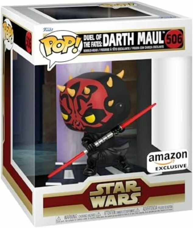 Фигурка Funko Star Wars Duel of The Fates - Darth Maul (Amazon Exclusive) Фанко Дарт Мол 506 Фигурка Funko Star Wars Duel of The Fates - Darth Maul (Amazon Exclusive) Фанко Дарт Мол 506