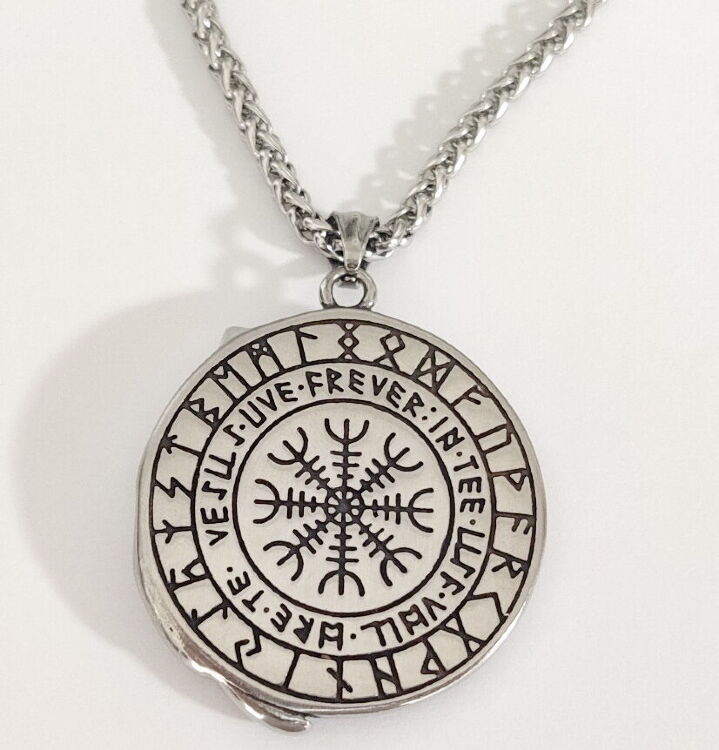 Кулон Геральта медальон 3D Ведьмак (The Witcher Geralt) с нержавеющей стали с рунами (золотой волк) Кулон Геральта медальон 3D Ведьмак (The Witcher Geralt) с нержавеющей стали с рунами (золотой волк)