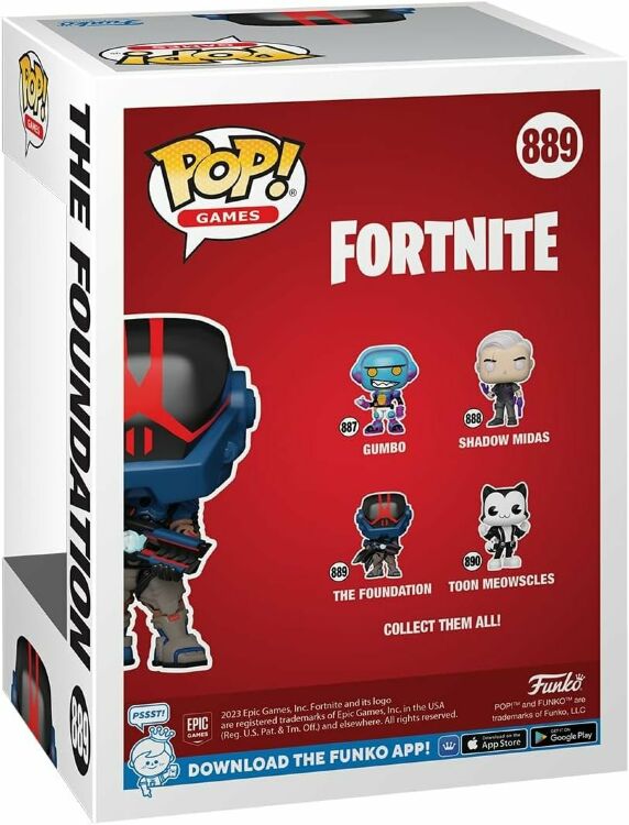 Фигурка Funko Fortnite The Foundation фанко Фортнайт 889  Фигурка Funko Fortnite The Foundation фанко Фортнайт 889