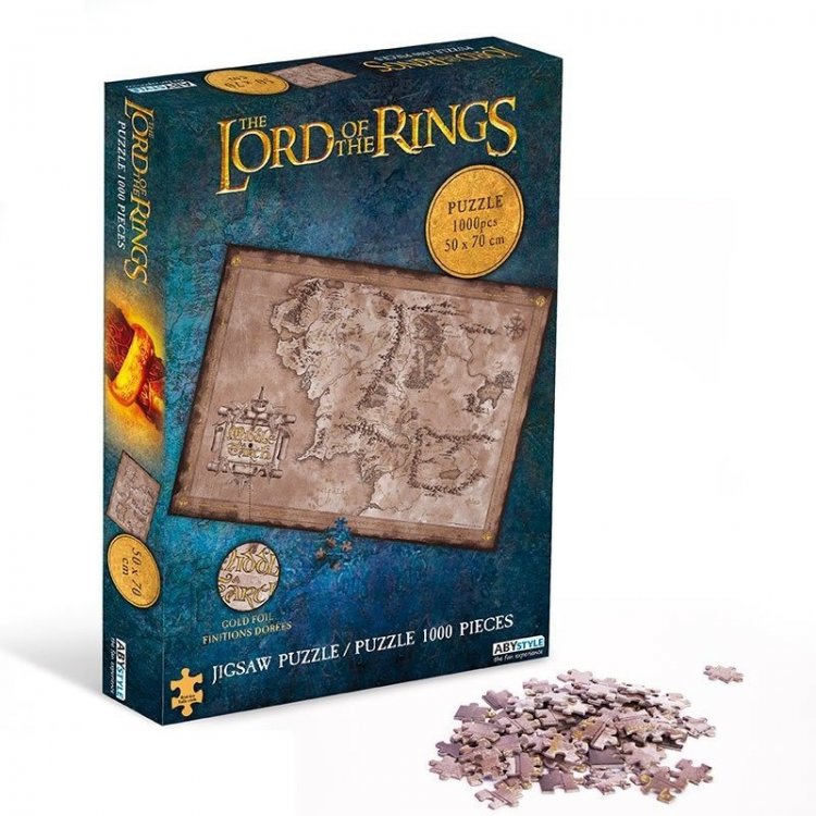 Пазл Lord of The Rings Middle Earth puzzle Властелин колец Карта Средиземья 1000 шт. Пазл Lord of The Rings Middle Earth puzzle Властелин колец Карта Средиземья 1000 шт.