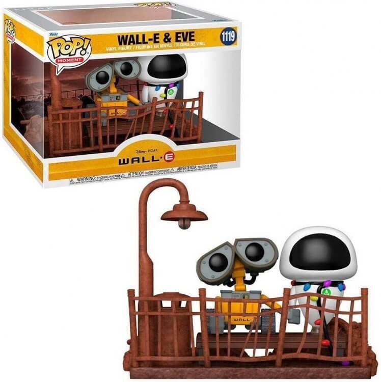 Фігурка Funko Movie Moment Disney: Wall-E and Eve Валлі та Єва фанко 1119 Фігурка Funko Movie Moment Disney: Wall-E and Eve Валлі та Єва фанко 1119