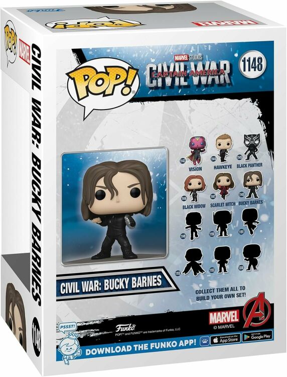 Фигурка Funko Marvel: Civil War Bucky Barnes Фанко Баки Барнс (Amazon Exclusive) 1148 Фигурка Funko Marvel: Civil War Bucky Barnes Фанко Баки Барнс (Amazon Exclusive) 1148