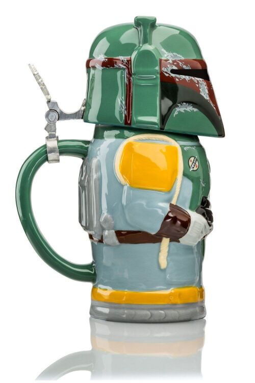 Кухоль колекційний SignatureSteins Star Wars Boba Fett Stein Зоряні війни Боба Фетт 650 мл.  Кухоль колекційний SignatureSteins Star Wars Boba Fett Stein Зоряні війни Боба Фетт 650 мл.