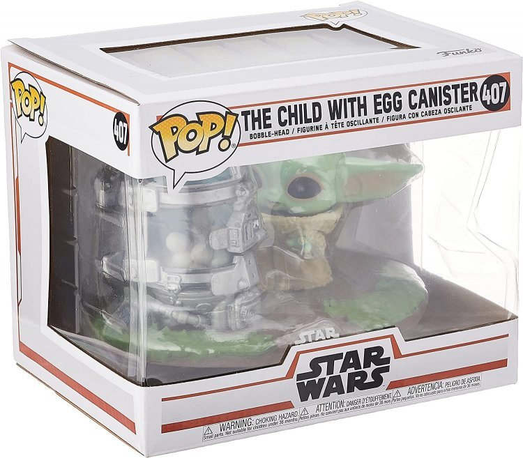Фигурка Funko Star Wars: Mandalorian The Child with Egg Canister Grogu Мандалорец Фанко Грогу 407 Фигурка Funko Star Wars: Mandalorian The Child with Egg Canister Grogu Мандалорец Фанко Грогу 407