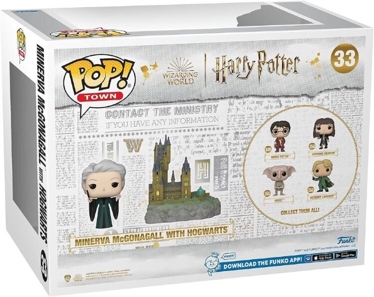 Фігурка Funko Harry Potter 20th Anniversary Minerva Mcgonagall with Hogwarts МакГонагал Хогвартс фанко 33