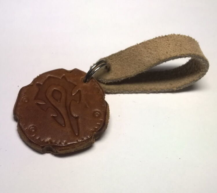 Брелок World of Warcraft Horde Keychain (кожа) Брелок World of Warcraft Horde Keychain (кожа)