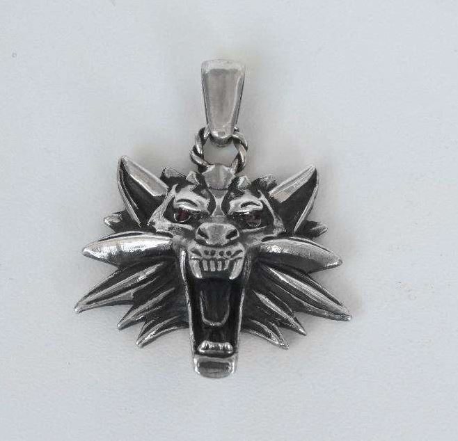 Медальйон 3D Відьмак (The Witcher) Сріблення