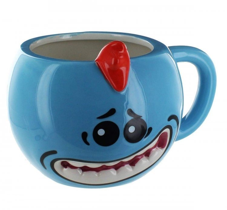 Чашка Рік і Морті - містер Місікс Mr. Meeseeks 3D Sculpted Mug 18 Oz Чашка Рік і Морті - містер Місікс Mr. Meeseeks 3D Sculpted Mug 18 Oz