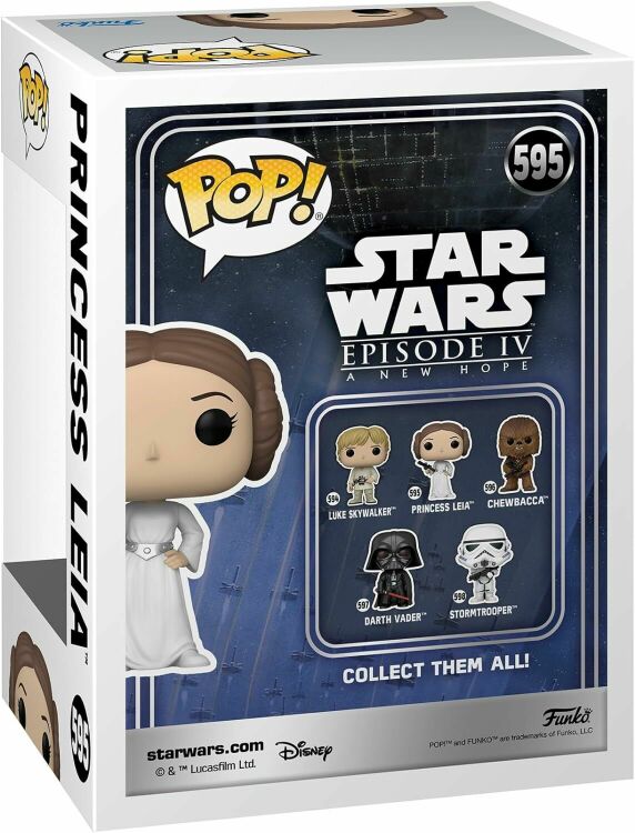 Фігурка Funko Star Wars Princess Leia Classics фанко Зоряні війни Принцеса Лея 595 (примятий бокс) Фігурка Funko Star Wars Princess Leia Classics фанко Зоряні війни Принцеса Лея 595 (примятий бокс)