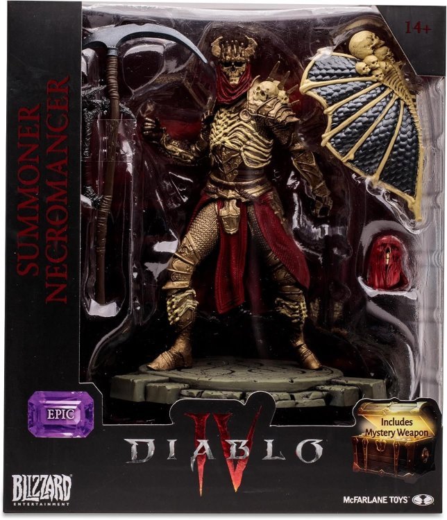 Фігурка McFarlane Diablo IV Summoner Necromancer Epic Figure Діабло Некромант 20 см. Фігурка McFarlane Diablo IV Summoner Necromancer Epic Figure Діабло Некромант 20 см.