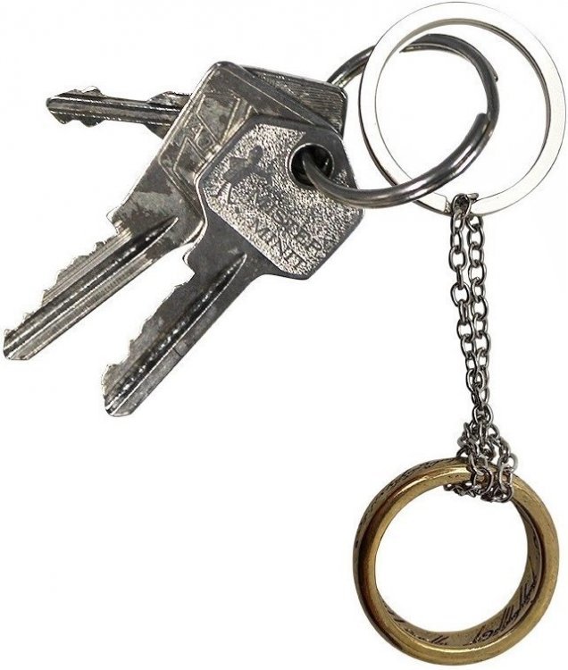 Брелок 3D Ring Lord of the Rings Keychain Властелин колец  Брелок 3D Ring Lord of the Rings Keychain Властелин колец