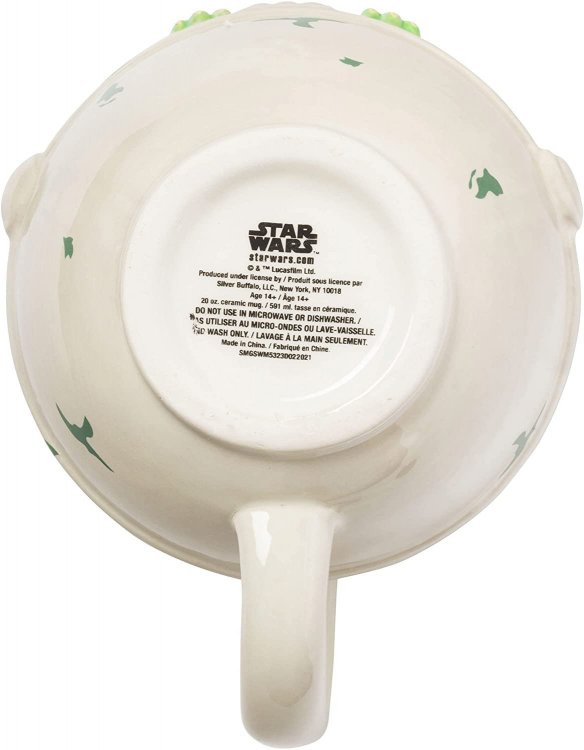 Кружка Star Wars Mandalorian The Child Grogu 3D Sculpted Mug Чашка 480 мл Кружка Star Wars Mandalorian The Child Grogu 3D Sculpted Mug Чашка 480 мл
