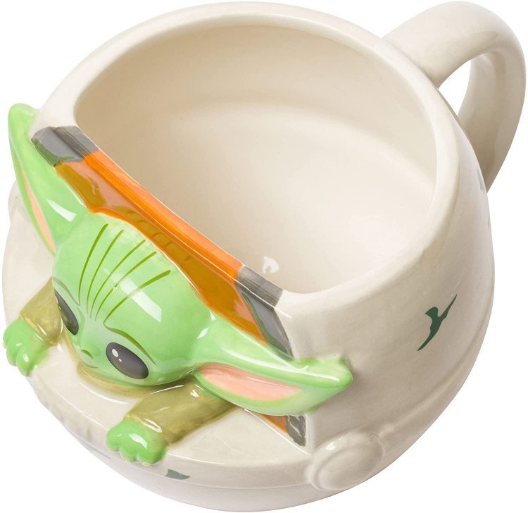 Кружка Star Wars Mandalorian The Child Grogu 3D Sculpted Mug Чашка 480 мл Кружка Star Wars Mandalorian The Child Grogu 3D Sculpted Mug Чашка 480 мл