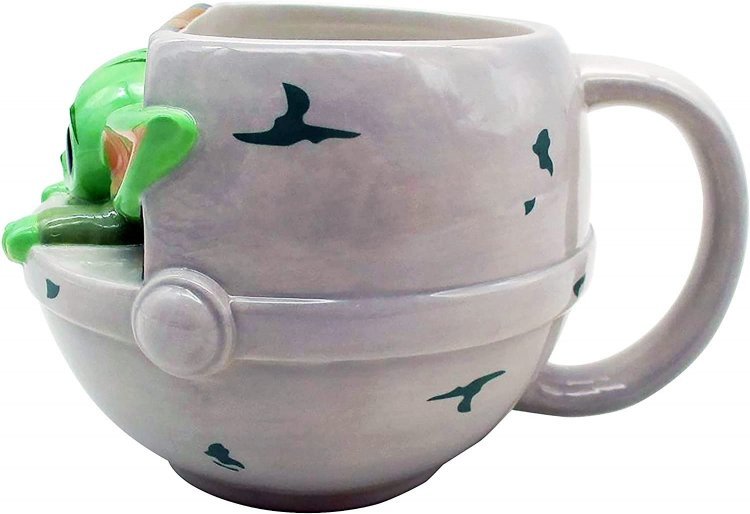 Кружка Star Wars Mandalorian The Child Grogu 3D Sculpted Mug Чашка 480 мл Кружка Star Wars Mandalorian The Child Grogu 3D Sculpted Mug Чашка 480 мл