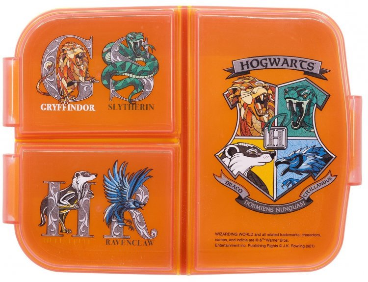 Ланчбокс Harry Potter School Shield Multi Compartment Sandwich Box Гарри Поттер Ланчбокс Harry Potter School Shield Multi Compartment Sandwich Box Гарри Поттер