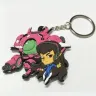 Брелок 3D Овервотч Overwatch Двухсторонний Объемный D.Va Брелок 3D Овервотч Overwatch Двухсторонний Объемный D.Va