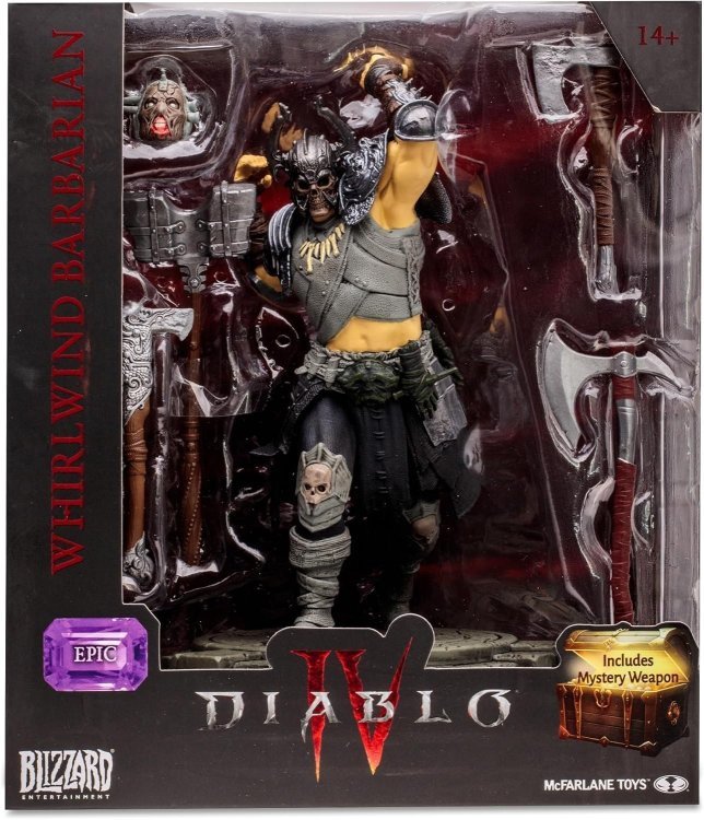 Фигурка McFarlane Diablo IV Whirlwind Barbarian Epic Figure Диабло Варвар 20 см. Фигурка McFarlane Diablo IV Whirlwind Barbarian Epic Figure Диабло Варвар 20 см.