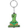 Брелок Minecraft Creeper Attack Keychain Green	