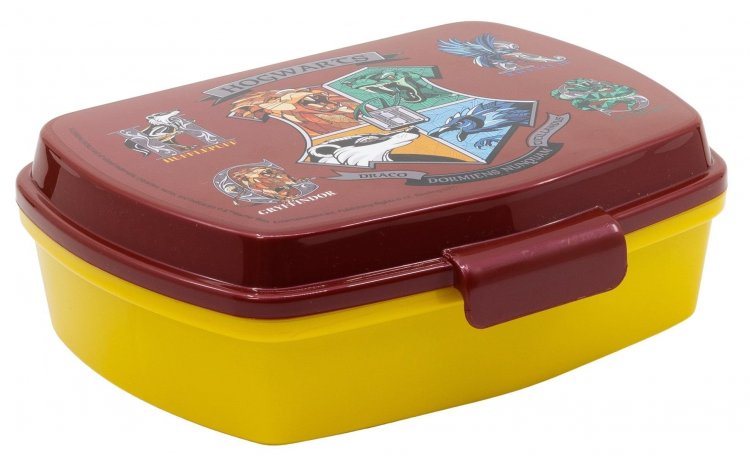 Ланчбокс Harry Potter School Shield Funy Sandwich Box Хогвартс Гарри Поттер Ланчбокс Harry Potter School Shield Funy Sandwich Box Хогвартс Гарри Поттер