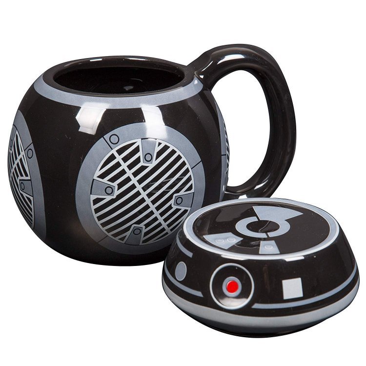 Чашка Star Wars - The Last Jedi - BB-9E Ceramic Sculpted Mug with Lid - 16 oz Чашка Star Wars - The Last Jedi - BB-9E Ceramic Sculpted Mug with Lid - 16 oz