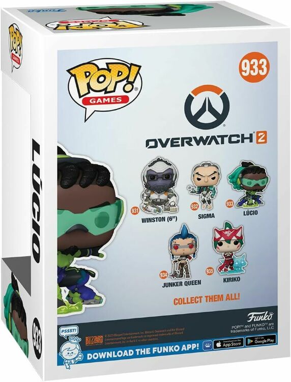 Фігурка Funko Overwatch 2 Lucio фанко Овервотч Луціо 933 Фігурка Funko Overwatch 2 Lucio фанко Овервотч Луціо 933