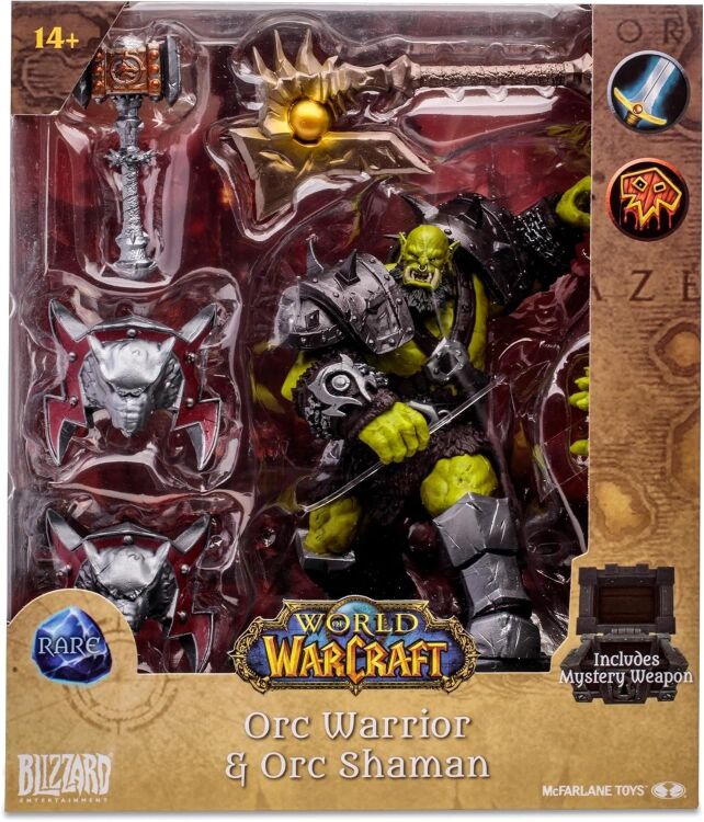 Фігурка McFarlane World of Warcraft Orc Warrior Shaman (Rare) Варкрафт Орк Воїн Шаман Фігурка McFarlane World of Warcraft Orc Warrior Shaman (Rare) Варкрафт Орк Воїн Шаман