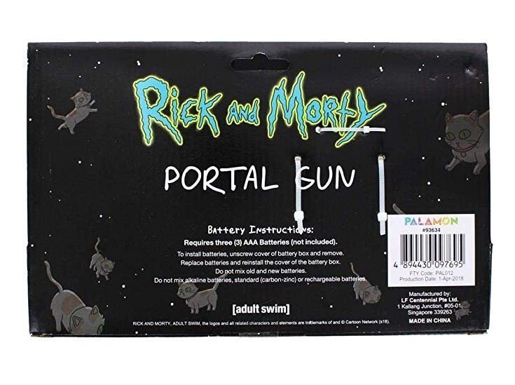 Портальна гармата Palamon Rick and Morty Portal Gun Рік і Морті 25 см.