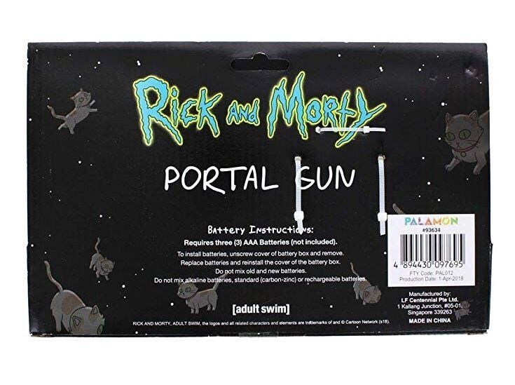 Портальна гармата Palamon Rick and Morty Portal Gun Рік і Морті 25 см.