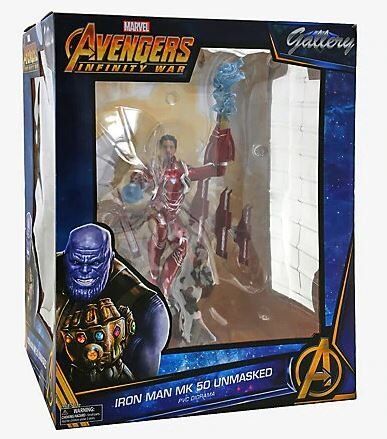Фігурка Diamond Select Toys Marvel: Avengers Infinity War: Iron Man Mk50 Unmasked Diorama Figure