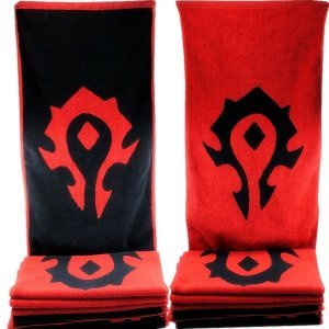 Полотенце со знаком Орды (Horde World of Warcraft Towel) 150 x 72 cm