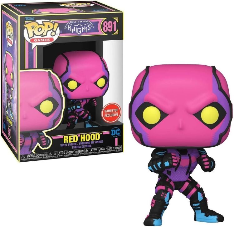 Фігурка Funko DC Heroes Red Hood Blacklight фанко Червоний капюшон (GameStop Exclusive) 891