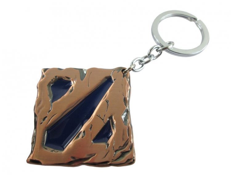 Брелок   DOTA 2  Logo металл №2