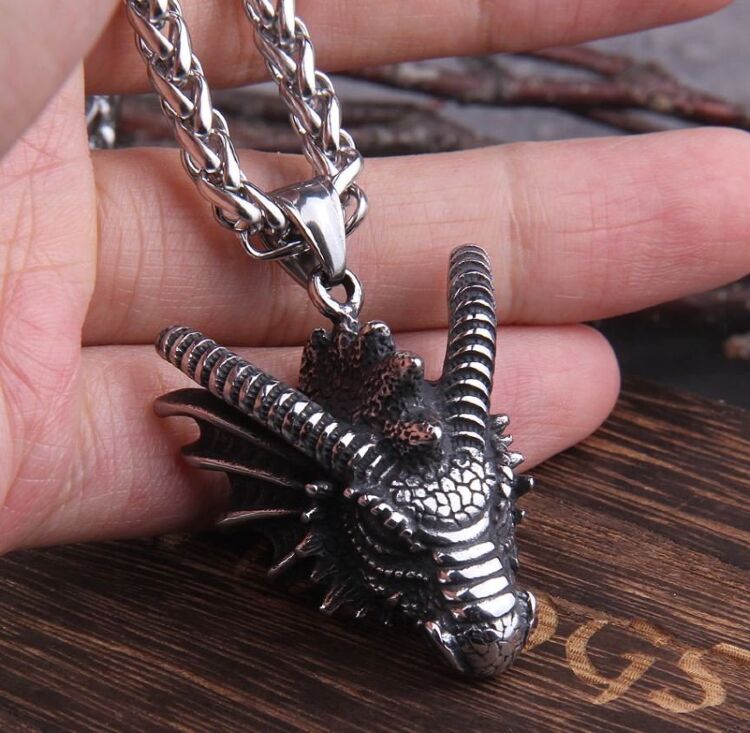 Медальйон Game of Thrones Dragon Skull Targaryen Гра Престолів Дім Дракона