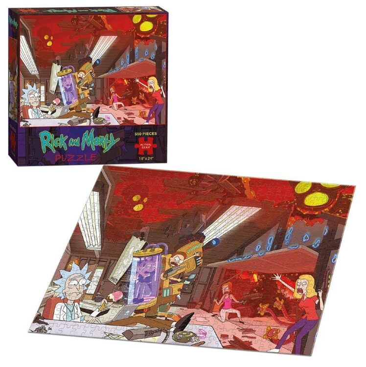 Пазл Рік і Морті Rick and Morty Puzzle (550 Piece)