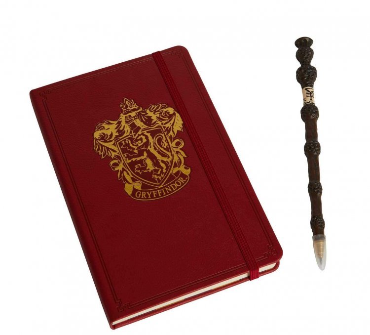 Канцелярский набор Harry Potter Gryffindor Journal and Elder Wand Pen Set Гарри Поттер Блокнот + Ручка Палочка Канцелярский набор Harry Potter Gryffindor Journal and Elder Wand Pen Set Гарри Поттер Блокнот + Ручка Палочка