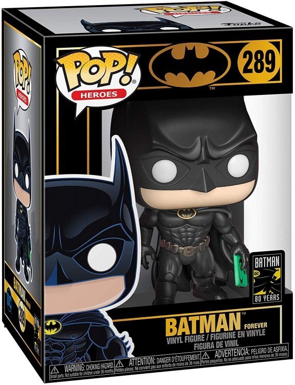 Фігурка Funko Pop! Heroes: Batman 80th - Batman (1995) Бетмен Фігурка Funko Pop! Heroes: Batman 80th - Batman (1995) Бетмен